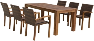 Tisch Topeka aus Akazie FSC 100%, brushed oiled