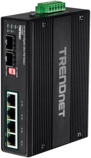 TRENDnet Switch 6-port Industrial Gbit UPoE Metall IP30