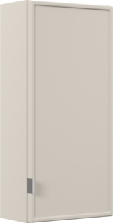 Oberschrank 35 cm 1 Tür (75x19x35cm), Kaschmir matt