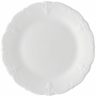 Hutschenreuther Baronesse Frühstücksteller mit Fahne, Estelle Weiß, Porzellan, 20 cm, 10020