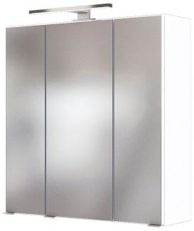 welltime Spiegelschrank Baabe Breite 60 cm, mit 3D-Effekt, dank 3 Spiegeltüren