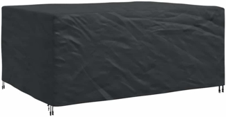 vidaXL Gartenmöbelabdeckung Schwarz 240 x 180 x 100 cm 600D 4105818