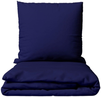 Leonado Vicenti Bettwäsche Baumwolle 135x200, 155x200, 155x220, 200x200, 200x220 oder 240x220, Renforcé, 2 teilig, Einfarbig mit Reißverschluss