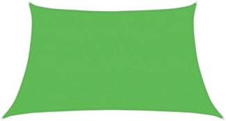 vidaXL Sonnensegel 160 g/m² Hellgrün 3/4x2 m HDPE 311323