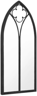 vidaXL Gartenspiegel Schwarz 70x30 cm Eisen 318352