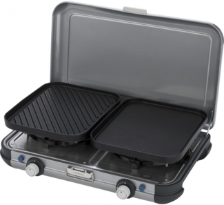 Campingaz Camping Kitchen 2 Grill & Go CV, Silber/Schwarz, 33 x 49 x 45 cm