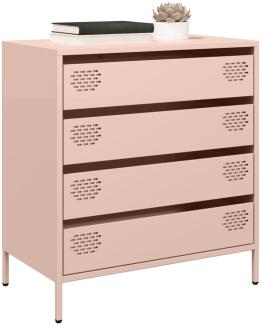 vidaXL Sideboard Rosa 68x39x73,5 cm Kaltgewalzter Stahl 851287