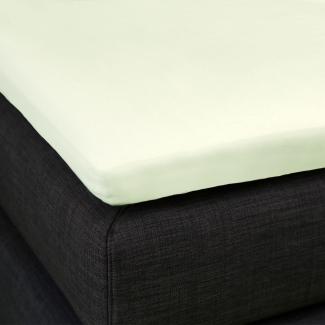 Formesse Bella Donna Topper Spannbetttuch La Piccola|200x210 - 200x220 cm| pastellgrün