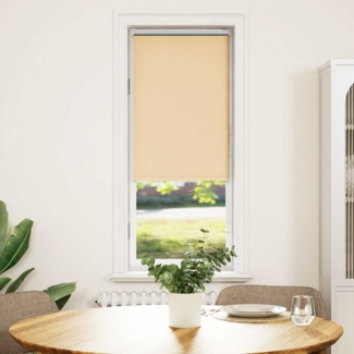 vidaXL Verdunkelungsrollo Beige 45x150cm Stoffbreite 40,7 cm Polyester 4010727
