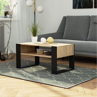 designimpex Couchtisch Design Couchtisch AD-111 mit Ablage Wohnzimmertisch Tisch Sofatisch, Funktionstisch, Wohnzimmertisch, Tisch, Esstisch, Sofatisch, Rollen
