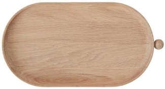 OYOY Dekotablett Inka Holztablett, Eiche 2 x 34 x 18 cm Tischtablett Serviertablett