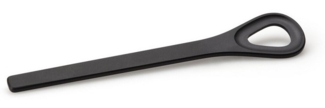 Continenta Kochlöffel Continenta Kochlöffel mit Loch 31,5 cm, Duracore schwarz