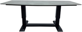 Gartentisch Barcelona / Teramo, Aluminium, Anthrazit, 180 x 51 x 90 cm