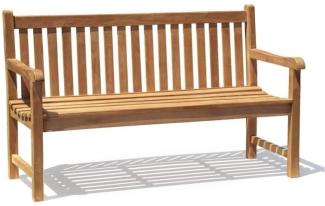 Gartenbank Piceno Teak Massivholz 150 cm
