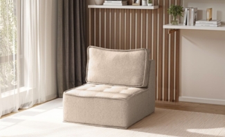 Sessel Designersessel SANDE XS Stoff Alpine Toffee