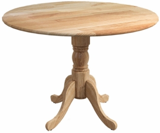 KOMFOTTEU Esstisch, 4-Personen Holztisch Küchentisch Rundtisch