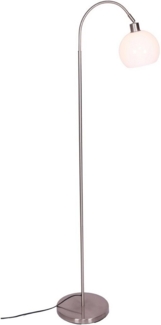 Lampe Stehlampe aus Metall in Silber