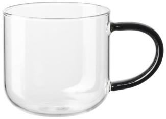 ASA Coppa Black Henkelbecher Glas 0,4 l