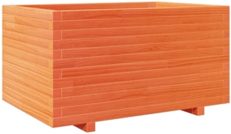 vidaXL Pflanzkübel Wachsbraun 90x60x49,5 cm Massivholz Kiefer 3282566