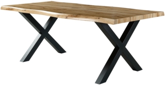 Tisch Meisterwerk / Marlon , Holzfarben , 200 x 76 x 100 cm