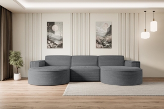 ALTDECOR Wohnlandschaft MARI-U1, Sofa Praktische Bequeme Funktionsecke Couch U-Form Eckcouch, Corner Sofa U-Form Vielseitige Sofa Wohnlandschaft Wohnzimmer