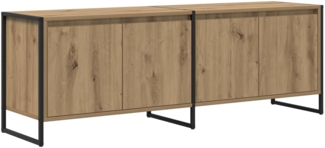 vidaXL TV-Schränk Kunsthandwerk Eiche 140 x 36 x 49,5 cm Holzwerkstoff 886515