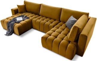 Eltap Bonito Ecksofa (Loco 45) Seite links, Gelb, 175 x 92 x 350 cm