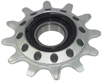 Winora ESA-PL + 6902-2RS + IRTW-28 Pulleywheel E-Bike, kpl. Lager ab 2014 Kettenumlenkrolle, 12 Zähne, Alu, grau