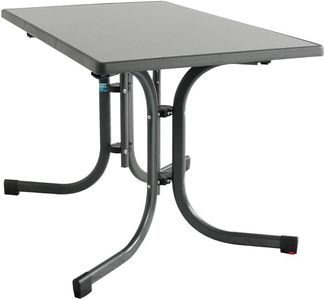 MFG Boulevard-Klapptisch mit wetterfester Melamin-Platte, MDF anthrazit, 110x70 cm