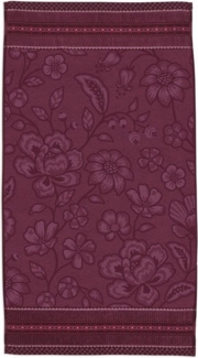 PiP Studio Handtuch PIP Studio, Handtuch, Jasmin Jacquard, 55x100cm, Dunkelpink, (1-St)