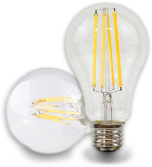 ISOLED E27 LED Birne A67, 12W, klar, 160 lm/W, warmweiß, dimmbar