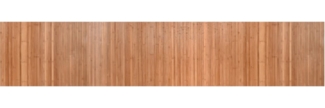 vidaXL Teppich Rechteckig Natur 60x300 cm Bambus 376721