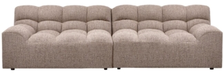 Sofa Allure aus Melange-Stoff, Beige