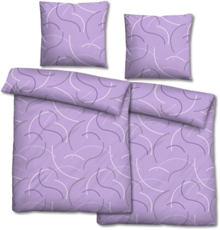 Doppelpack Mikrofaser Bettwäsche 135x200 + 80x80 cm