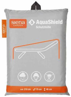 AquaShield Liegenhülle 210x75xH40 cm hellgrau, 100% Polyester