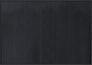 vidaXL Teppich Rechteckig Schwarz 70x100 cm Bambus 376864