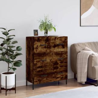 vidaXL Sideboard Räuchereiche 69,5x34x90 cm Holzwerkstoff 827865