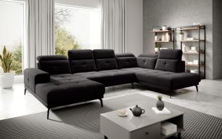 Wohnideebilder Bretan Schwarz Ecksofas & Eckcouches CO-BRE-RT-10VE