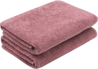 ZOLLNER Duschtücher, Walkfrottier (2-St), 70x140 cm, 100% Baumwolle, alle Farben bis 95°C waschbar