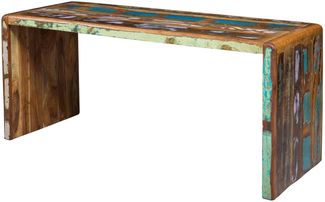 Schreibtisch Altholz 170x65x76 mehrfarbig lackiert FREEZY #40