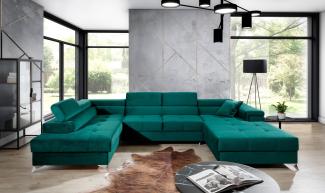 Wohnideebilder Eduardo Dunkelgrün Ecksofas & Eckcouches Edr_28