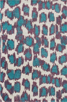 Teppich Lola&Moi Ikat Blue Duck 170 x 240 cm