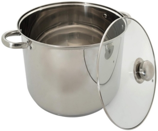 DESKI Großraumtopf 14 Ltr. Ø 28 cm mit Glasdeckel 613-401544