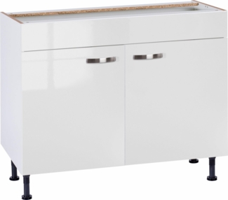 KOCHSTATION Spülenschrank KS-Cara Breite 100 cm
