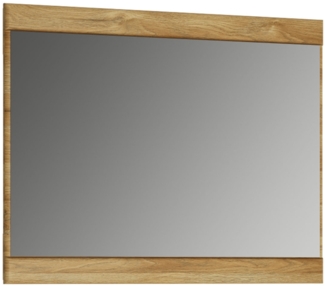 Garderobenspiegel Coswig / Cortina , Glas, Holzwerkstoff , Holzfarben, Verspiegelt , 93 x 73 x 4 cm