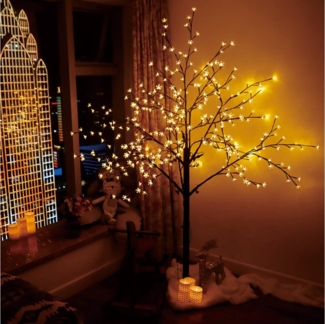 CCLIFE LED Baum Led Lichterbaum Indoor Weihnachtsbaum, Kirschblütenbaum Lichterdeko