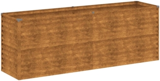 vidaXL Garten-Hochbeet 196 x 50 x 69 cm Cortenstahl 151985