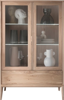 Home affaire Vitrine Koda inklusive Beleuchtung, verstellbare Glasböden