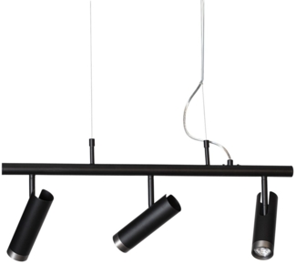 By Rydéns 4202120-4002 Pendelleuchte Puls Bar 3-flammig schwarz 80cm