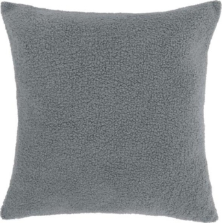 Sehlbach Kissen Boucle uni silbergrau 45 x 45 cm